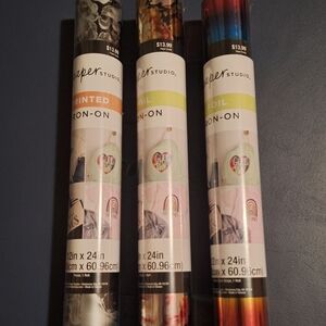 The Paper Studio Iron-On Transfer Set - Black, Multicolor, and Blue